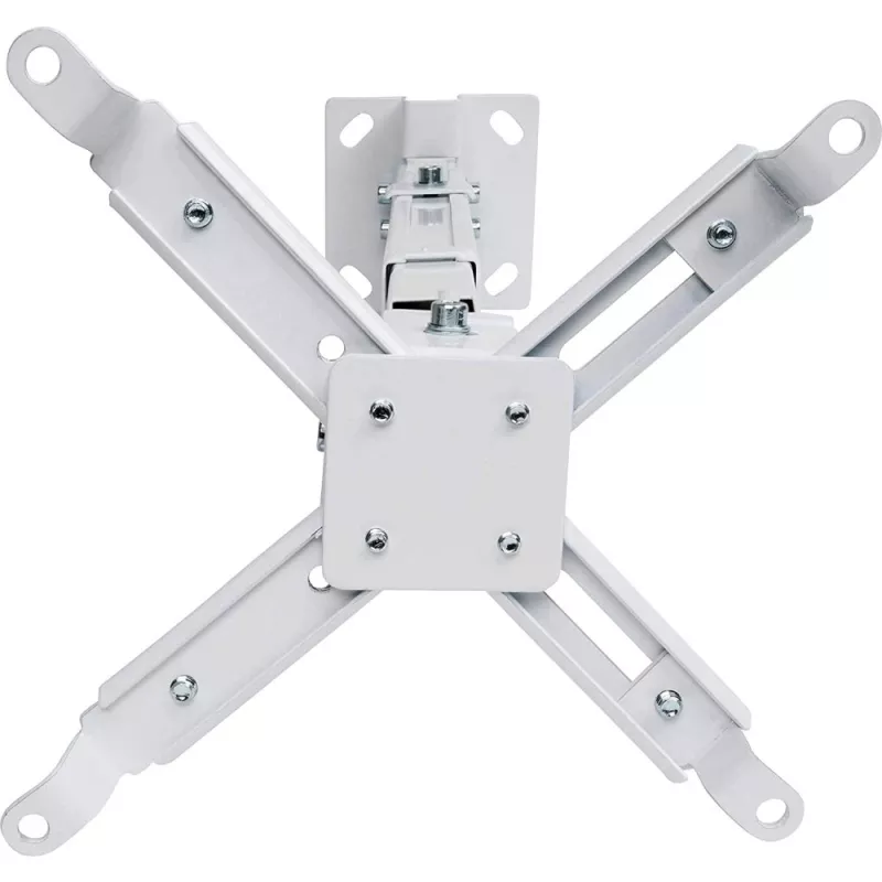 Techly ICA-PM 16 projektorin kattoteline, enintään 20 kg, säädettävä 43–65 cm, kallistettava ja kääntyvä, hopea
