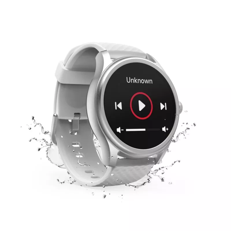 Hama Fit Watch 5010 älykello, 1,38 tuuman (3,51 cm) LCD, 46 mm, syke, SpO2, IP68, Bluetooth, hopea