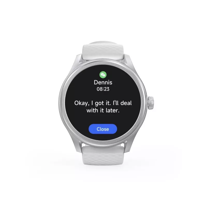 Hama Fit Watch 5010 älykello, 1,38 tuuman (3,51 cm) LCD, 46 mm, syke, SpO2, IP68, Bluetooth, hopea