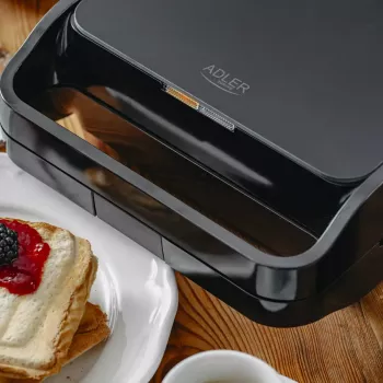 Voileipägrilli 2-in-1 Adler AD 3070b — 850 W, 2 levyä, musta