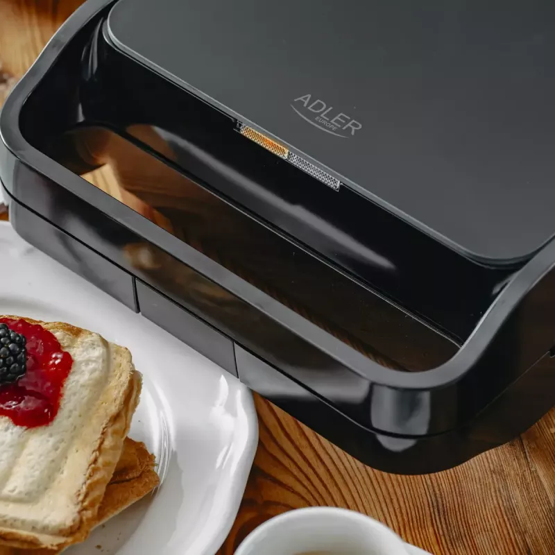 Voileipägrilli 2-in-1 Adler AD 3070b — 850 W, 2 levyä, musta