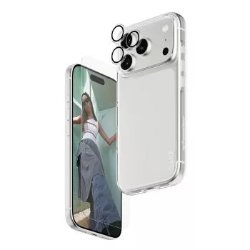 PanzerGlass 3-in-1 Combo Bundle iPhone 17 Pro CR40572 — näytönsuojaus, kameransuojus ja kotelo