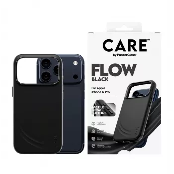Suojakotelo PanzerGlass CARE by Feature FLOW Case musta MagSafe iPhone 17 Pro