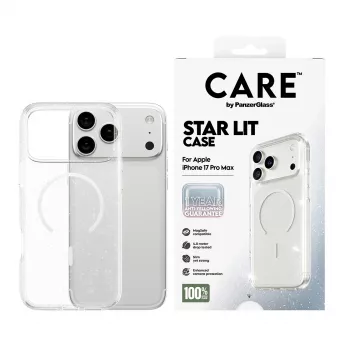 Kuori PanzerGlass CARE by Flagship Case Urban Explorer Star Lit White MagSafe iPhone 17 Pro Max -laitteelle
