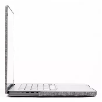 Kovakuorikotelo Zagg MacBook Air 13 (M3/M2) – Smoke, istuva suojakotelo