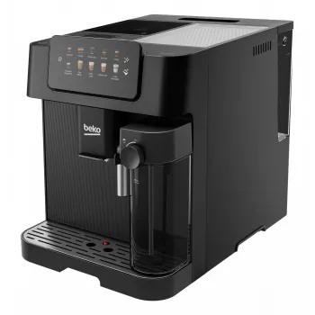 Beko CEG7304B CaffeExperto kahviautomaatti höyrysuuttimella, espressokone, 2 l, kahvipavut, integroitu mylly, 1350 W, musta, hopea
