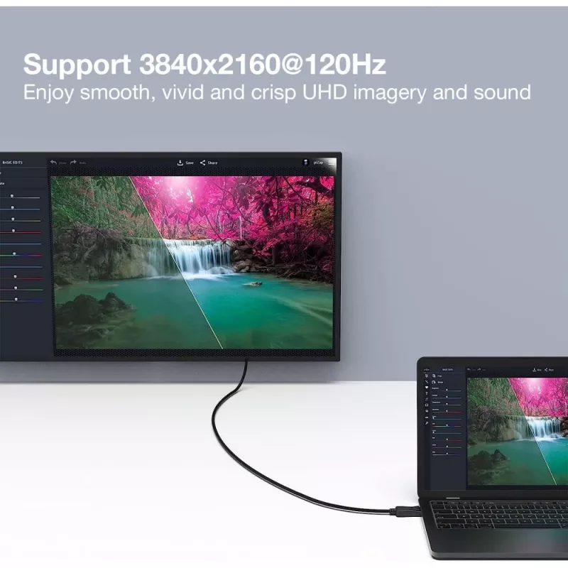 DisplayPort-kaapeli Techly ICOC-DSP-A21-020 2 m musta