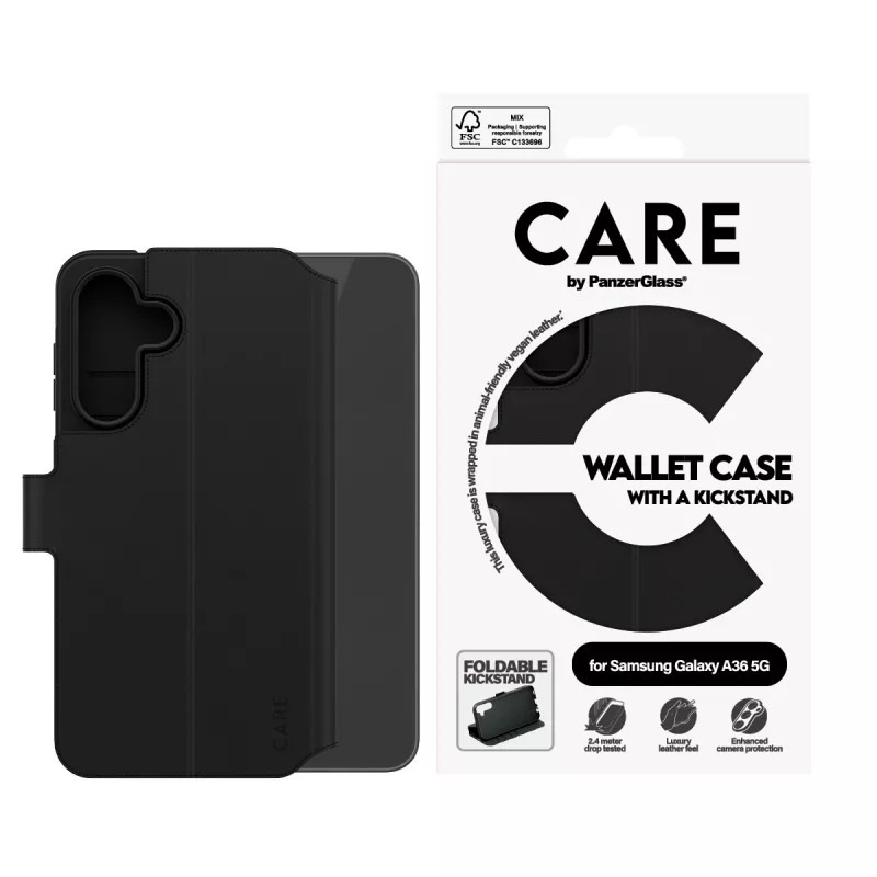 PanzerGlass CARE™ by ® Wallet Case tukijalalla Samsung Galaxy A36 5G