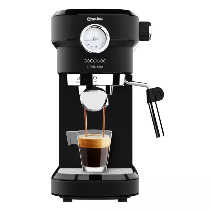 Cecotec Cafelizzia 790 Black Pro espressokeitin, 1,2 l, 20 bar, musta