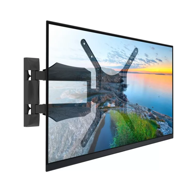 Techly ICA-PLB 271M television seinäteline 25-52 tuumaa, kääntyvä ja kallistettava, ohut, 40 kg, musta