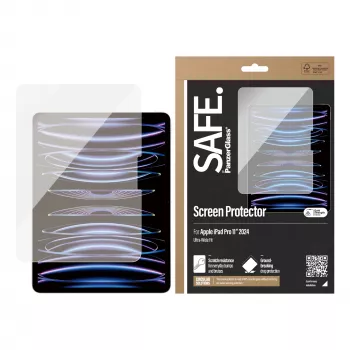 PanzerGlass SAFE. by ® näytönsuojakalvo iPad Pro 11'' (2024-2025) | Ultra-Wide Fit