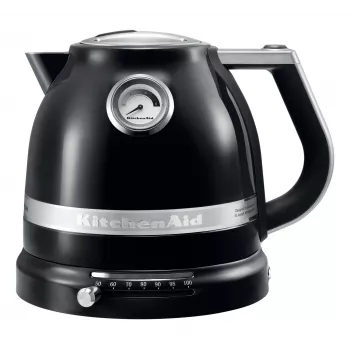 Vedenkeitin KITCHENAID 1,5 L 2400 W musta, 7 lämpötila-asetusta, ruostumaton teräs/alumiini