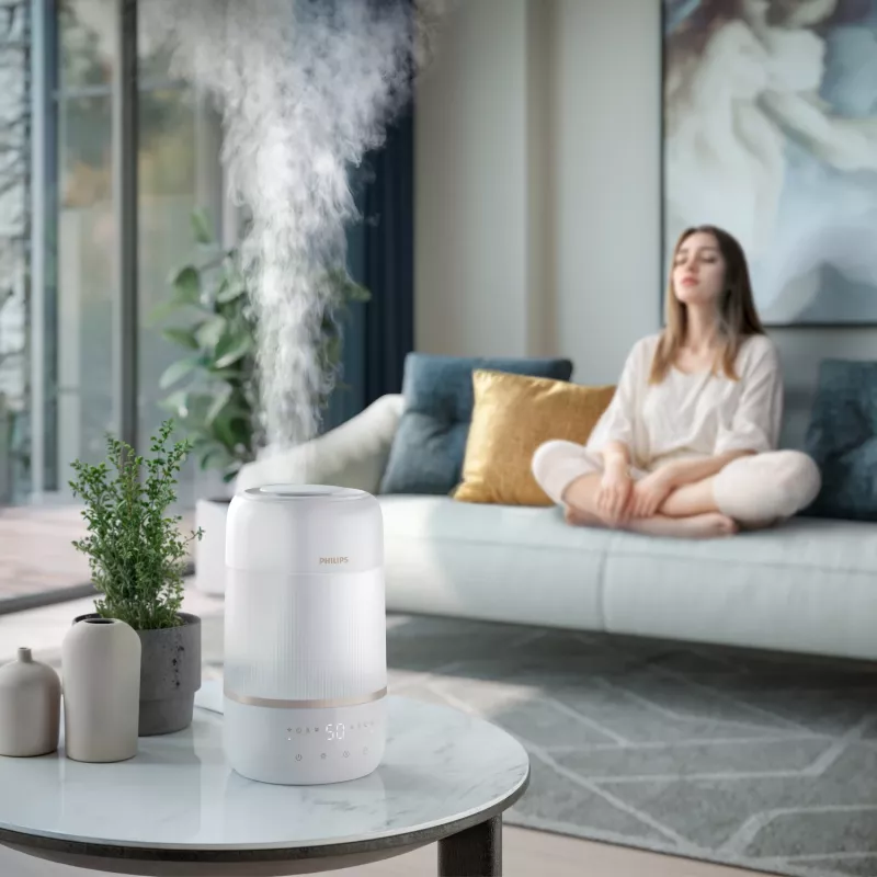 Philips 1000 series HU1510/04 ilmankostutin ultraääni 3 L valkoinen 19 W