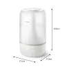 Philips 1000 series HU1510/04 ilmankostutin ultraääni 3 L valkoinen 19 W