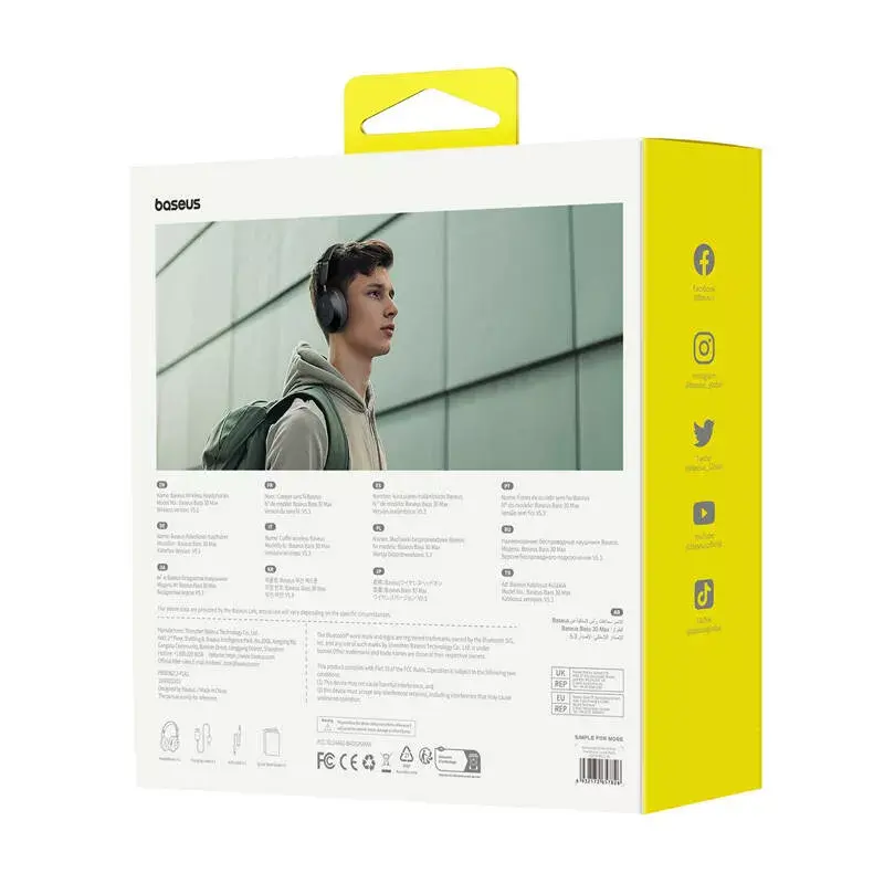 Kuulokkeet Baseus Bass 30 Max Wireless