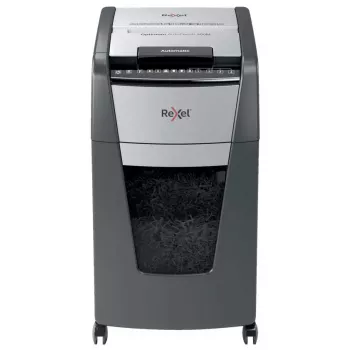 Rexel Optimum Auto+ 300M paperisilppuri mikrosilppu 55 dB 23 cm musta, harmaa