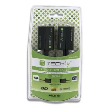 Techly vahvistin HDMI Cat 5e / 6 kompakti 30m IDATA EXT-E30D