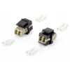 Equip kuituoptinen Keystone-sovitin, LC Duplex, LC/LC, beige, musta, 17,8 mm, 29 mm, 16,1 mm, 6,5 g
