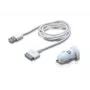Conceptronic autolaturi tabletille 2A Apple-laitteille, savukkeensytytin, 5 V, valkoinen