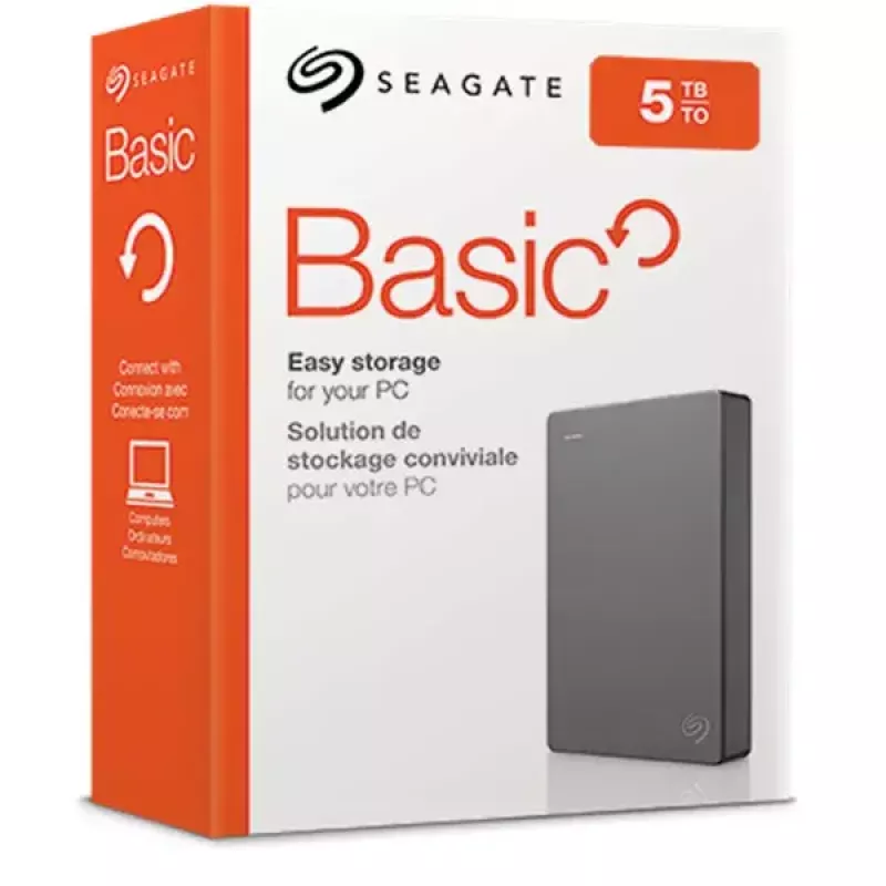 Seagate Basic ulkoinen kiintolevy 5 TB 2,5