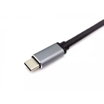 Equip USB-C 7 in 1 -monitoimisovitin, USB 3.2 Gen 1 (3.1 Gen 1) Type-C, 100 W, hopea, MicroSD (TransFlash), MicroSDHC, SD, SDHC, 4K Ultra HD, 30 Hz