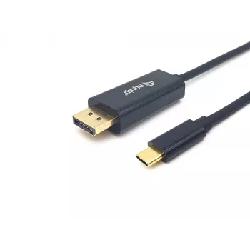 Equip USB-C - DisplayPort-kaapeli, M/M, 1,0 m, 4K/60 Hz