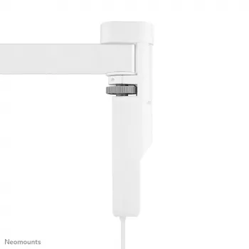 Neomounts DS22-840WH6 pöytäpistorasia puristimella ja USB-C- ja USB-A-liitännöillä – pikalataus
