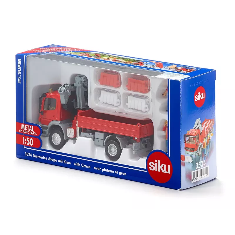 Siku Mercedes Atego nosturilla