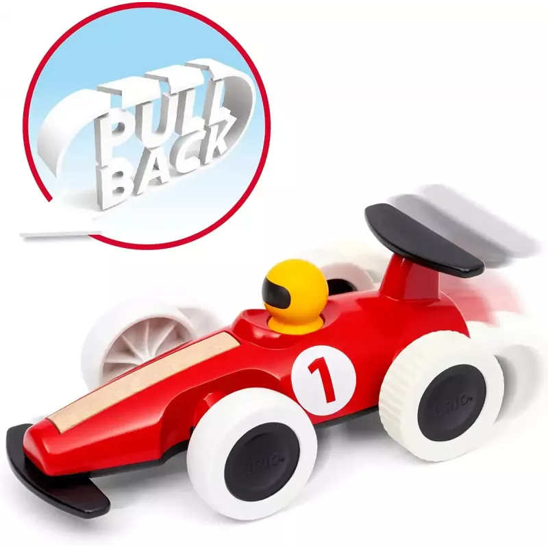 Leluauto Ravensburger BRIO Pull Back Motorized Big Race Car leluajoneuvo