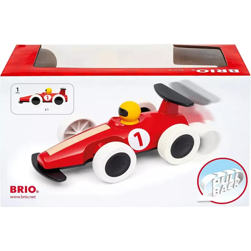 Leluauto Ravensburger BRIO Pull Back Motorized Big Race Car leluajoneuvo