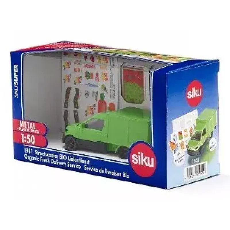 Siku Streetscooter Organic Fresh Delivery Service skootteri malliesikoottu 1:50