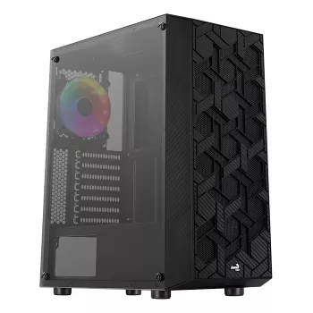 Aerocool Hive-G-BK-v3 Midi Tower musta