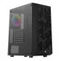 Aerocool Hive-G-BK-v3 Midi Tower musta