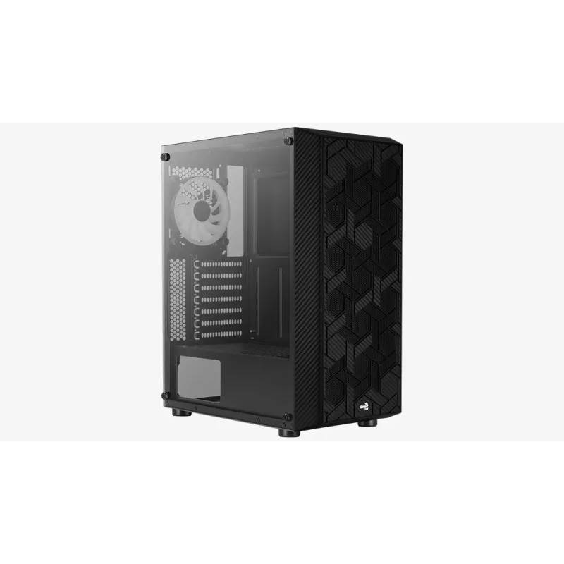 Aerocool Hive-G-BK-v3 Midi Tower musta