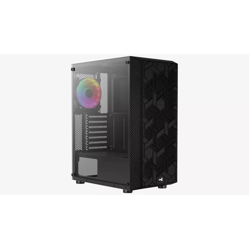 Aerocool Hive-G-BK-v3 Midi Tower musta