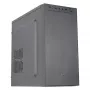 Aerocool CS108BKV1 kompakti Micro ATX PC-kotelo alumiini harjattu 80 mm tuuletin musta