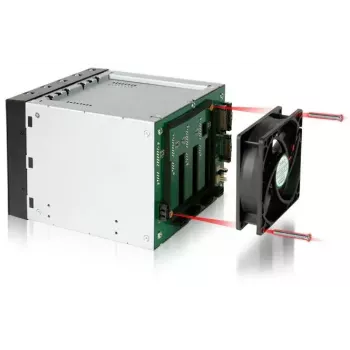 Asemapaikan paneeli Icy Dock MB155SP-B musta