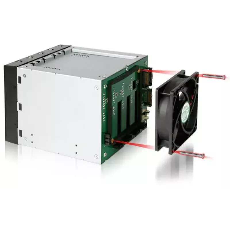 Asemapaikan paneeli Icy Dock MB155SP-B musta
