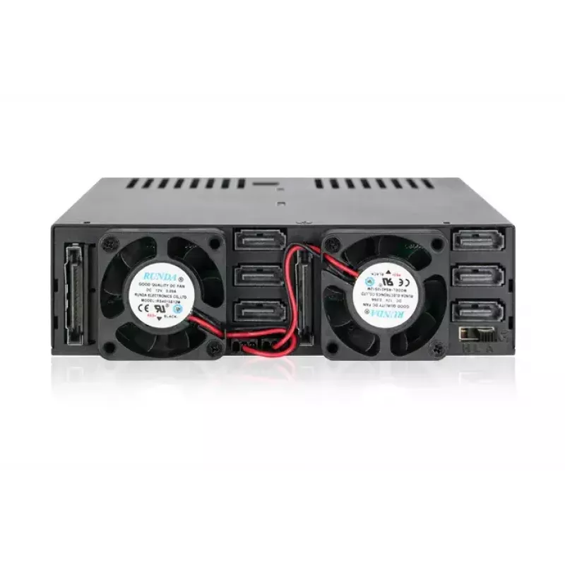 Levyjärjestelmä Icy Dock MB326SP-B 0 TB rack 1U musta