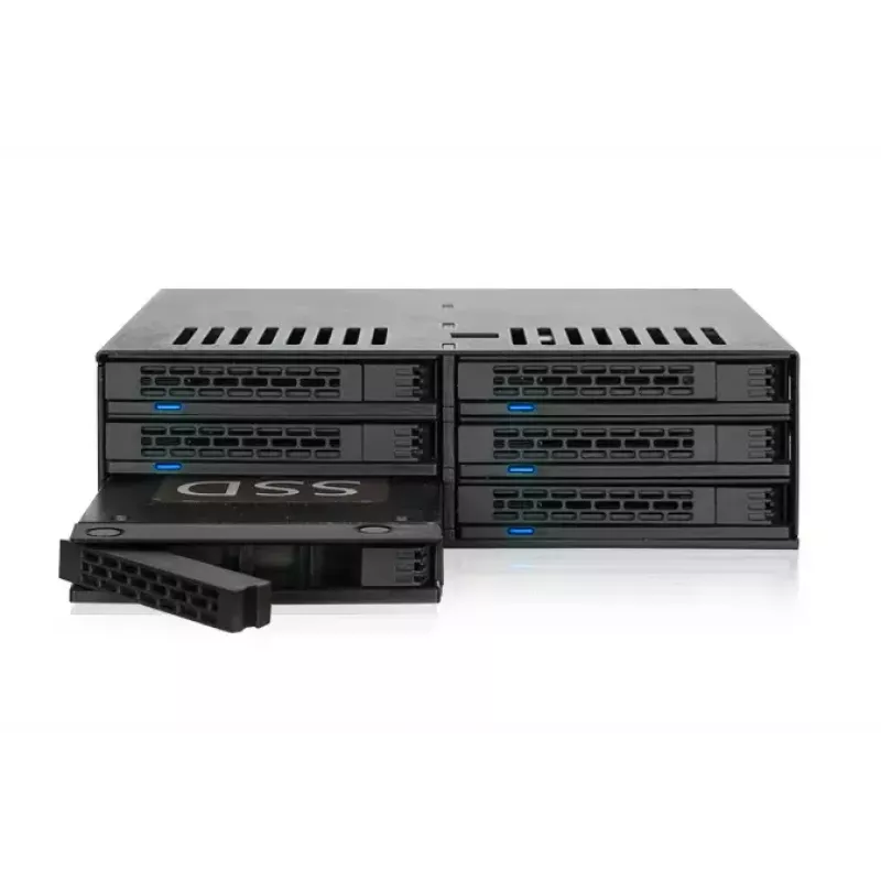Levyjärjestelmä Icy Dock MB326SP-B 0 TB rack 1U musta