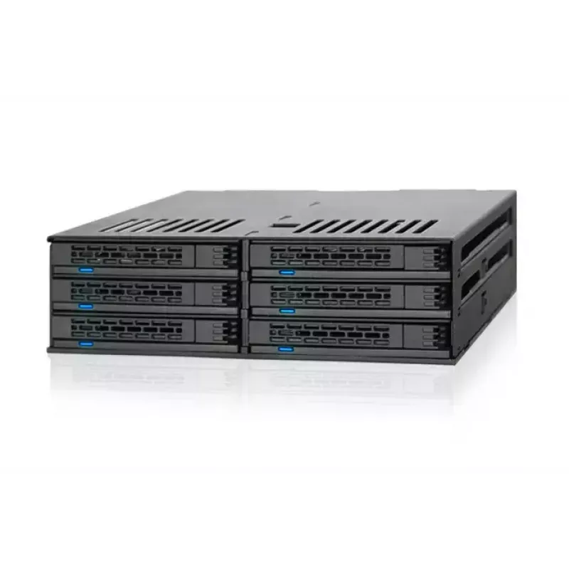 Levyjärjestelmä Icy Dock MB326SP-B 0 TB rack 1U musta