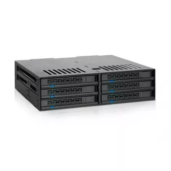 Levyjärjestelmä Icy Dock MB326SP-B 0 TB rack 1U musta