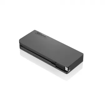 Lenovo 4X90S92381 Powered USB-C Travel Hub telakointiasema, VGA, HDMI, 13 W, Iron Grey