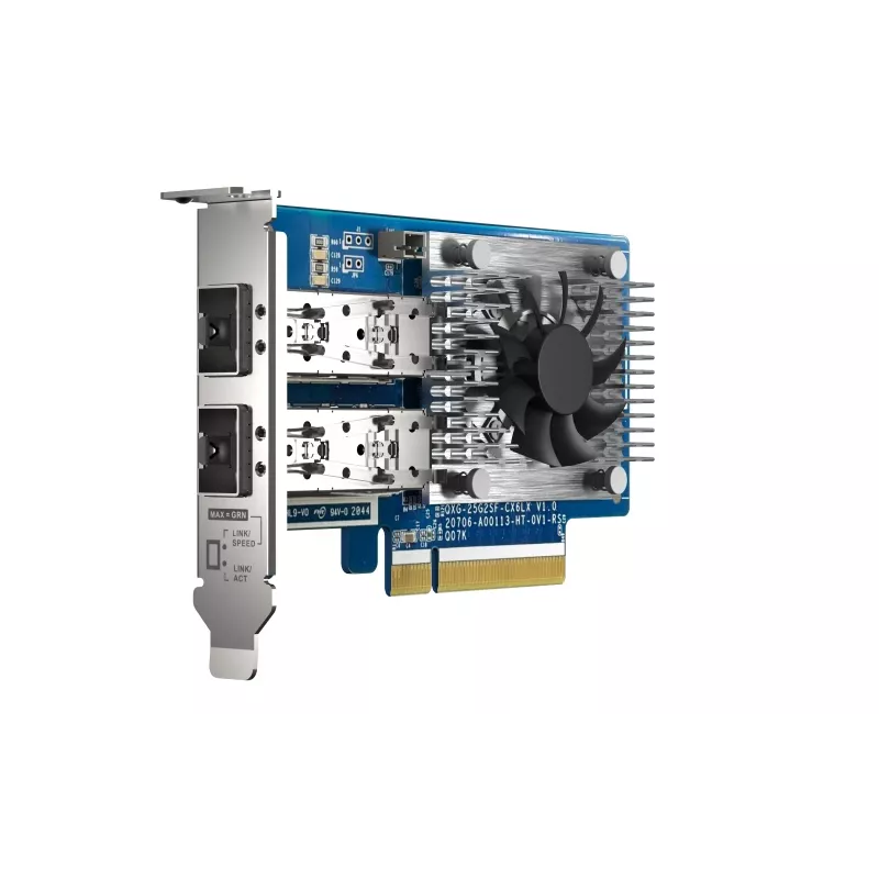 QNAP QXG-25G2SF-CX6 verkkokortti sisäinen kuitu 25000 Mbit/s