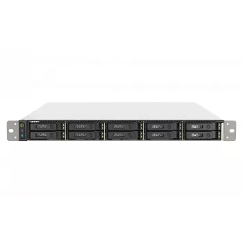 QNAP TS-h1090FU NAS räkki (1U) EPYC 7232P 64 GB DDR4 0 TB QuTS hero Black, harmaa
