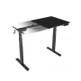 Korkeussäädettävä sähköinen työpöytä ICY BOX IB-EW122B-TT, musta, 1400×700 mm, korkeus 630–1280 mm, 100 kg kantavuus