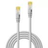 Lindy 2m RJ45 S/FTP LSZH -verkkokaapeli, harmaa