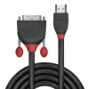 Lindy HDMI-DVI-kaapeli, 1 m, Black Line
