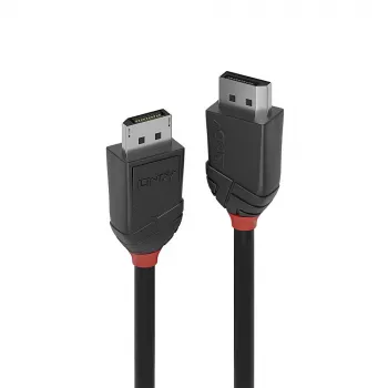 Lindy 1m DisplayPort 1.2 -kaapeli, Black Line