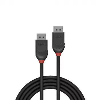 Lindy 1m DisplayPort 1.2 -kaapeli, Black Line